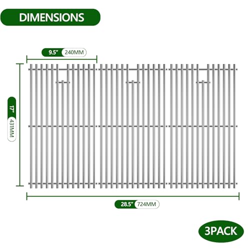 Grill Grate for Charbroil Tru Infrared 4 Burner 463242715 463242716 463276016 466242715 466242716 G533