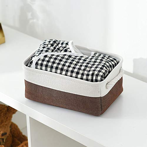 Small Storage Baskets for Shelves (4 Count)