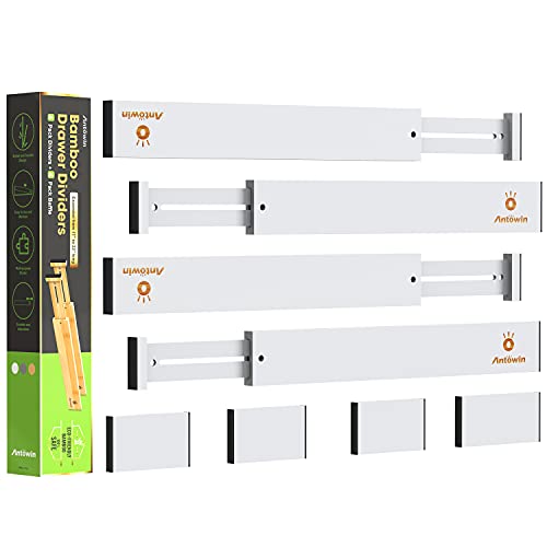 Bamboo Drawer Dividers Organizers
