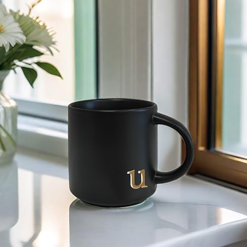 Black Ceramic Coffee Mug