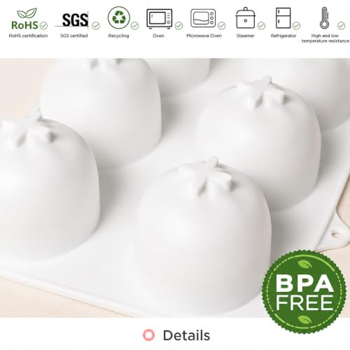 Orange Silicone Mold for Baking Mousse Cake
