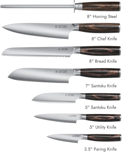 Yatoshi Kitchen Knife Set (7 Count)
