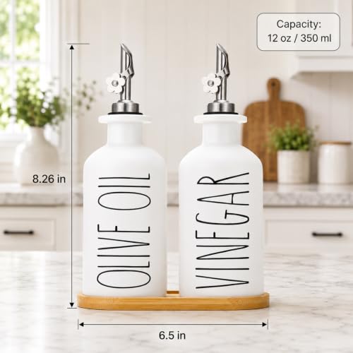 Premium Olive Oil Dispenser for Kitchen (2 Count)
