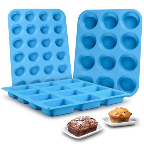 Silicone Muffin Pan (3 Count)