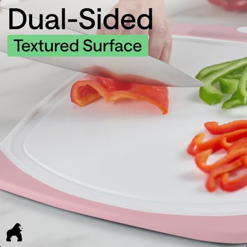 BPA Free Reversible Kitchen Cutting Board (3 Count)