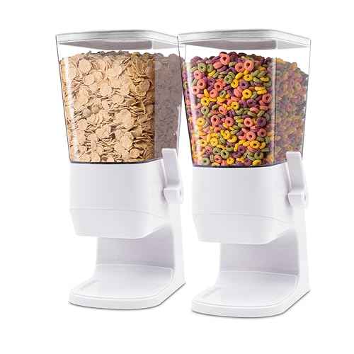 Cereal Dispenser Countertop 2Pcs (2 Count)