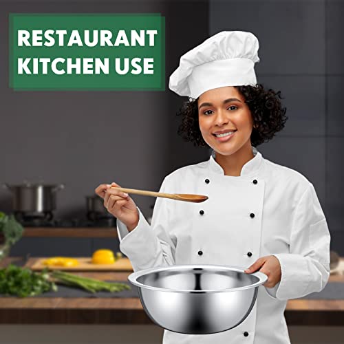 12 Pcs Stainless Steel Mixing Bowls Bulk