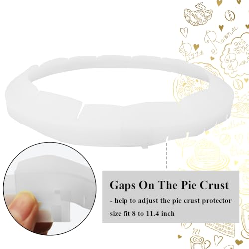 Adjustable Pie Crust Shields