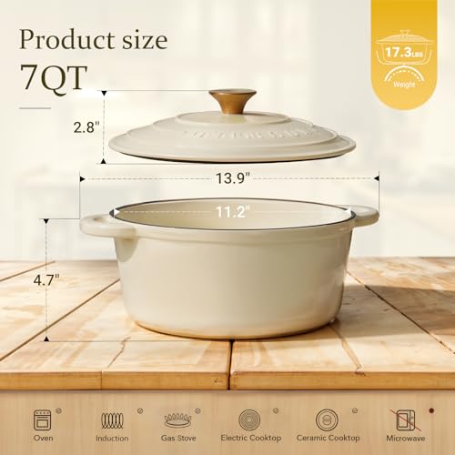 Enameled Cast Iron Dutch Oven