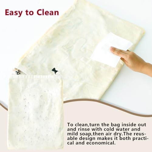 Beeswax Bread Bags for Homemade bread (2 Count)