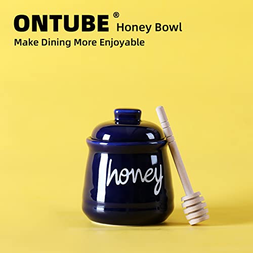 Honey Jar with Dipper and Lid (12 Ounce)