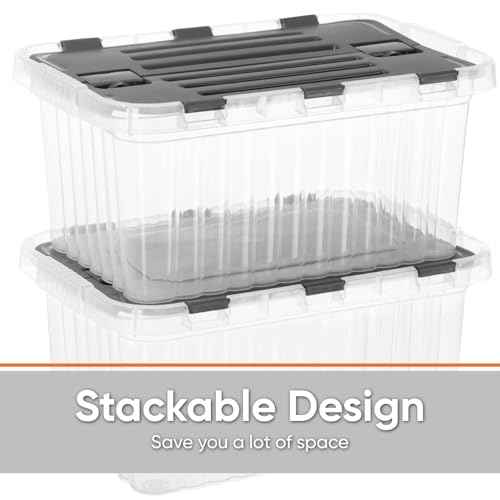 Clear Storage Box with Lid