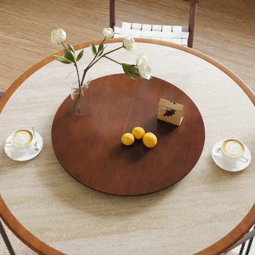 19.69“ Wooden Lazy Susan for Table Top