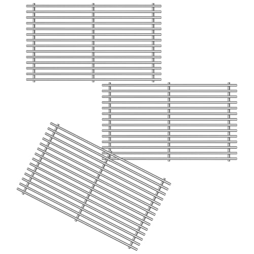 18.7" SUS304 9MM Cooking Grates for Weber Genesis II 400 and Genesis II LX 400