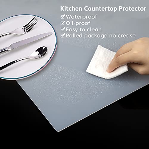 Silicone Mats for Kitchen Counter Thicker Extra Large Heat Resistant Mats Countertop Protector Liners for Bottom of Oven Air Fryer Coffee Maker