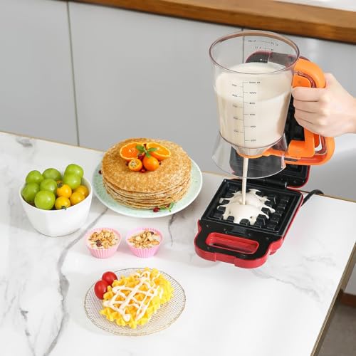 Pancake Batter Dispenser 5 Cup with Sturdy Handle (40 Ounce)