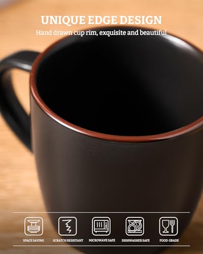 Mercury Coffee Mugs 13 oz (4 Count)