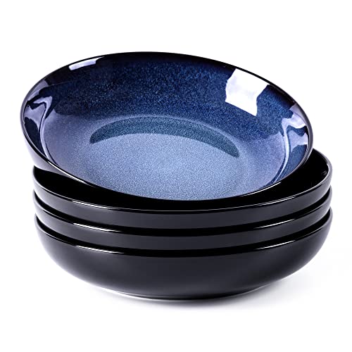 9.0" Ceramic Pasta Bowls Set of 4 (4 Count)