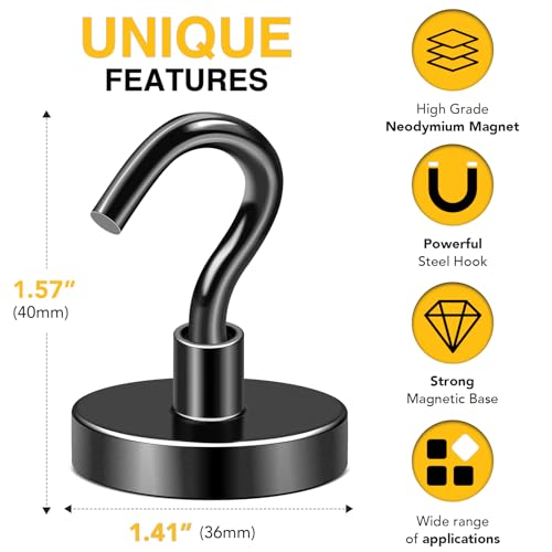 Magnetic Hooks (10 Count)
