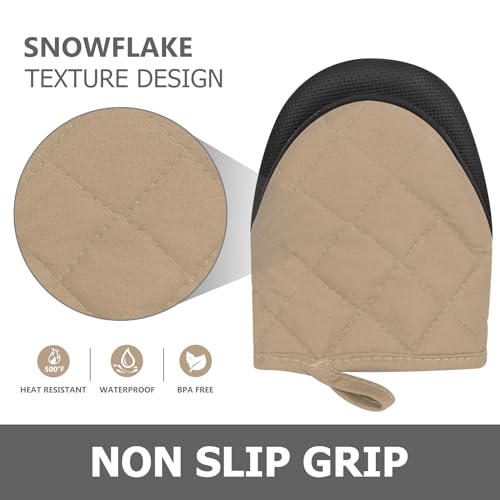 1 Pair Short Oven Mitts