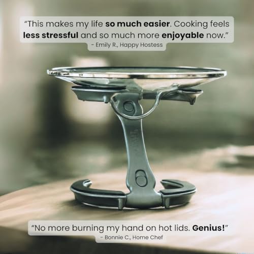 Pot Lid Holder While Cooking