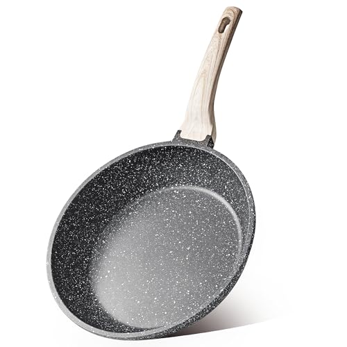 12 Inch Classic Granite Non Stick Black Frying Pan