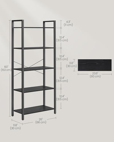 5 Tier Bookshelf