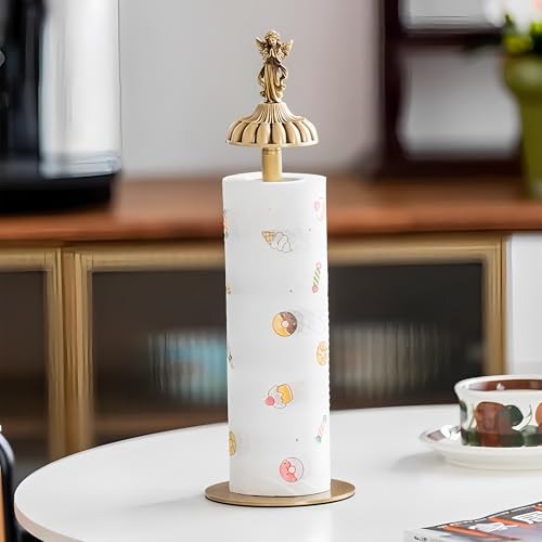 1 Luxurious Brass Angel Paper Towel Holder countertop