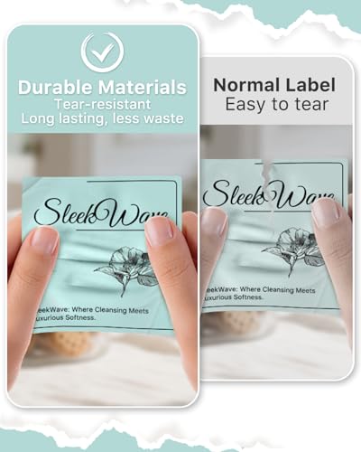 Green 3" x 3" Square Thermal Label Stickers
