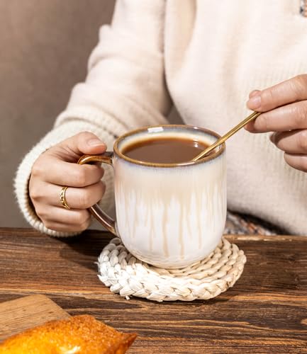 12OZ Ceramic Coffee Mugs Set of 6 (6 Count)