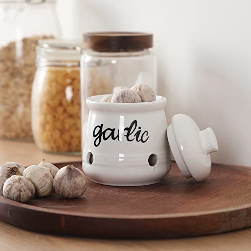 Garlic Keeper with Lid (12 Ounce)