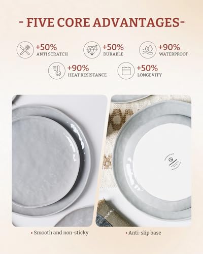 Porcelain Dinnerware Set for 6