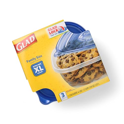 GladWare XL Square Food Storage Containers (3 Count)