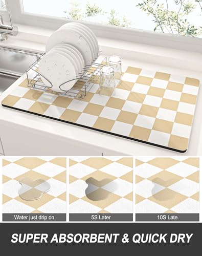 Dish Drying Mat for Kitchen Counter