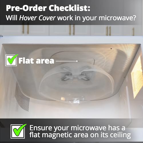 Magnetic Microwave Splatter Cover for Food