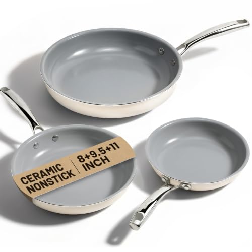 Ceramic Nonstick Frying Pans Set