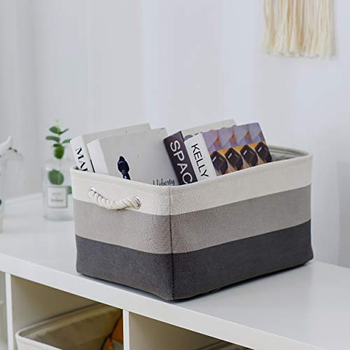 Large Storage Baskets for Shelves (3 Count)