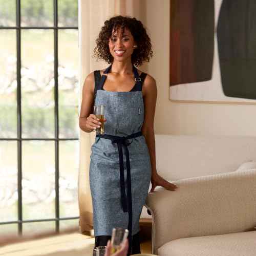 100% Pure Linen Kitchen Apron
