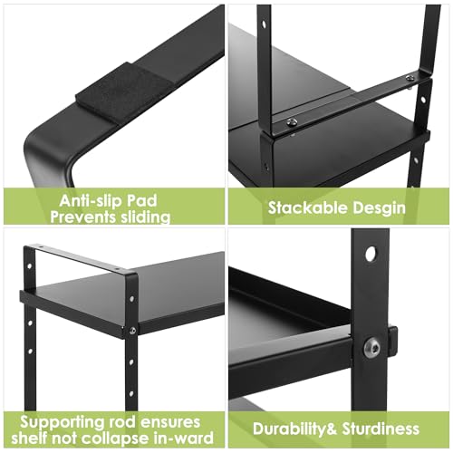 Expandable Cabinet Shelf Organizer Rack