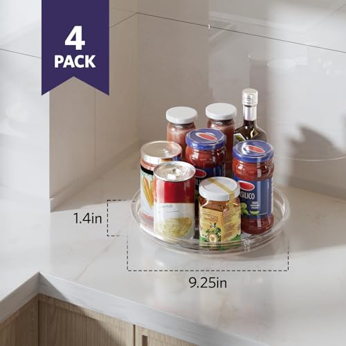 4 Pack 9.25in Lazy Susan Organizer (4 Count)