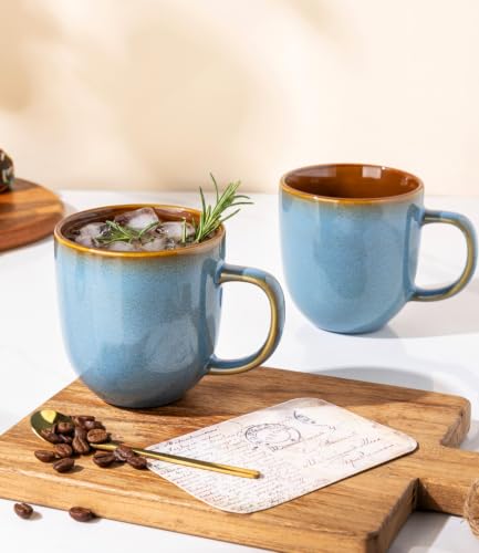 Ceramic Coffee Mugs Set of 6 (6 Count)