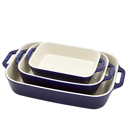 3 Pc Ceramic Baking Dish Set (3 Count)