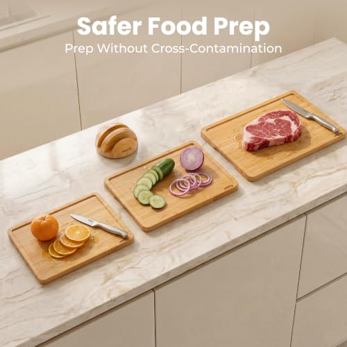 Cutting Boards for Kitchen (3 Count)