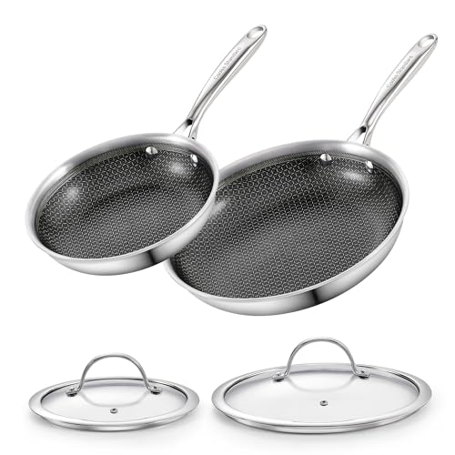 Hybrid Mutli Ply Clad 8 and 10.5 Inch Nonstick Frying Pan (2 Count)
