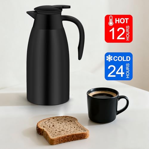 70oz Thermal Coffee Carafe Insulated Coffee Thermo (2 Count)