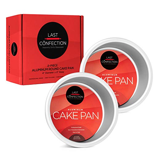 4 x 2 Inch Round Cake Pans (2 Count)