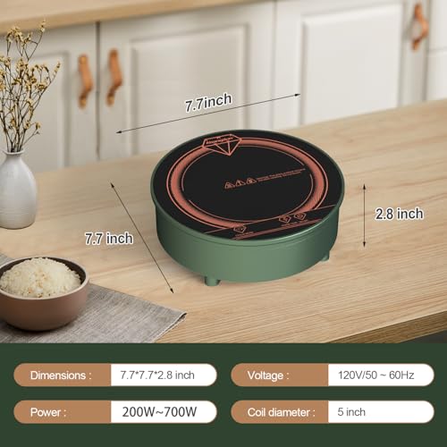 700W Mini Induction Cooktop for Moka Pot