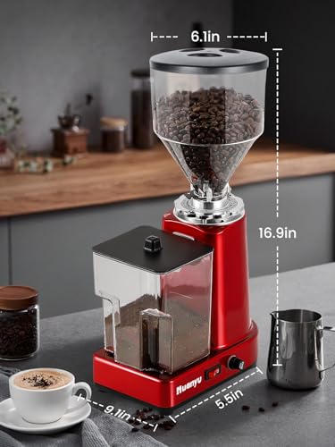Flat Burr Coffee Grinder