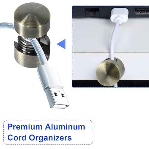 10 Sets Charger Holders for Cords (10 Count)