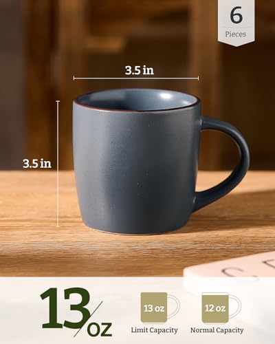 Mercury Coffee Mugs 13 oz (6 Count)